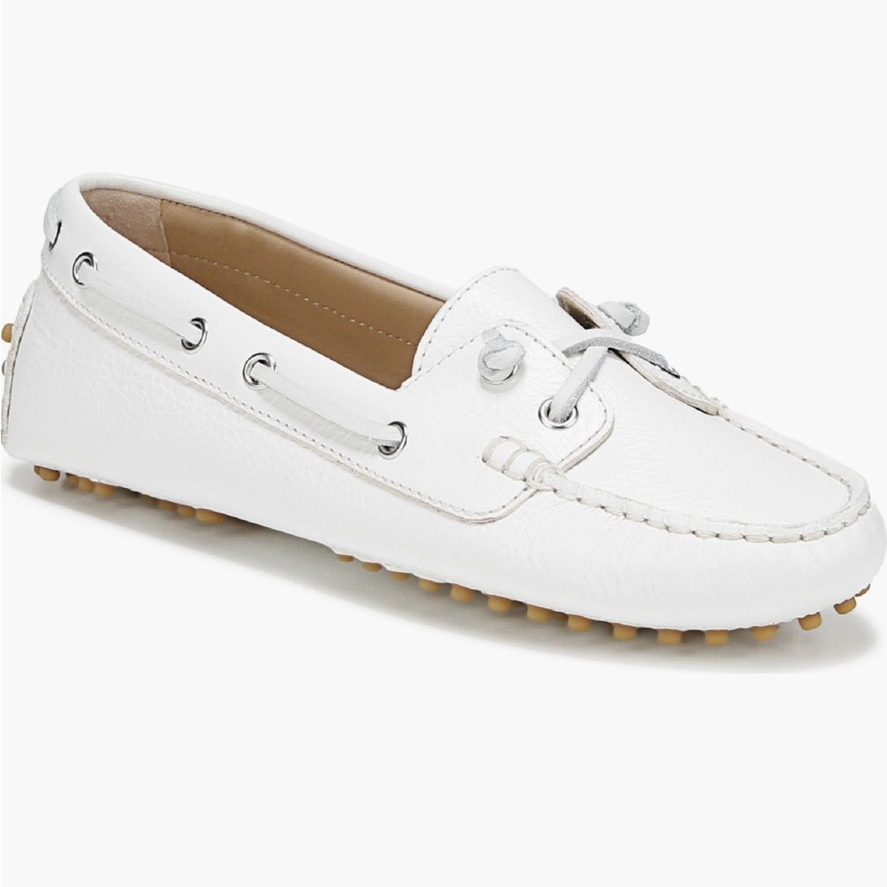 Veronica Beard White Loafer NWT 7.5